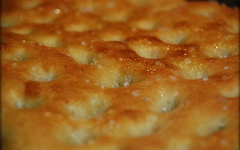 La focaccia genovese… che bontà