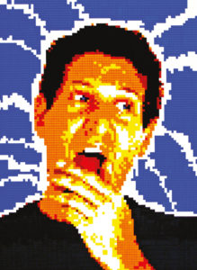 nathan sawaya autoritratto LEGO